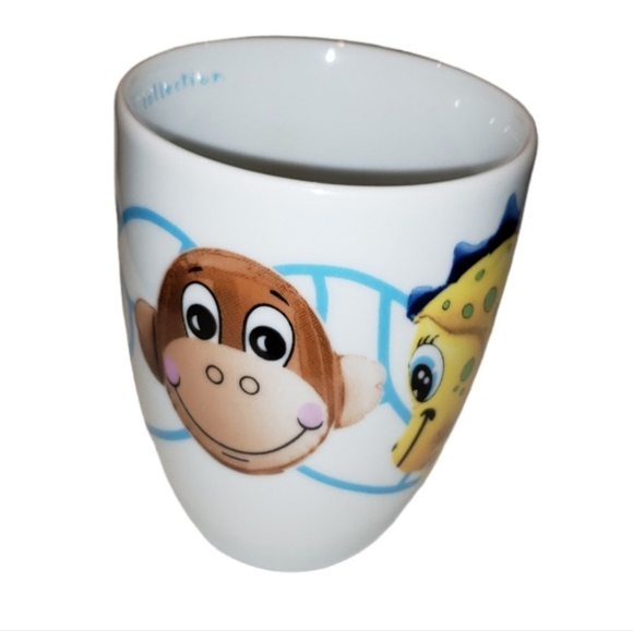 Jeff Koons Illy Collection Monkey Fish Mug Cup 1546 Collectors 2004 Hard To Find - Picture 2 of 5